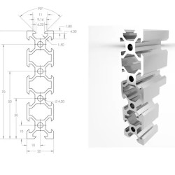 2080 V-Slot Aluminum Extrusion Profiles 100-2000mm EU Standard Aluminum Linear Rail Guide for CNC Router Machine 3D Printer