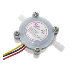 New Hot Water Flow Sensor Switch Meter Flowmeter Counter