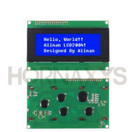 LCD2004 20x4 2004A Blue Green Screen Character LCD for Arduino