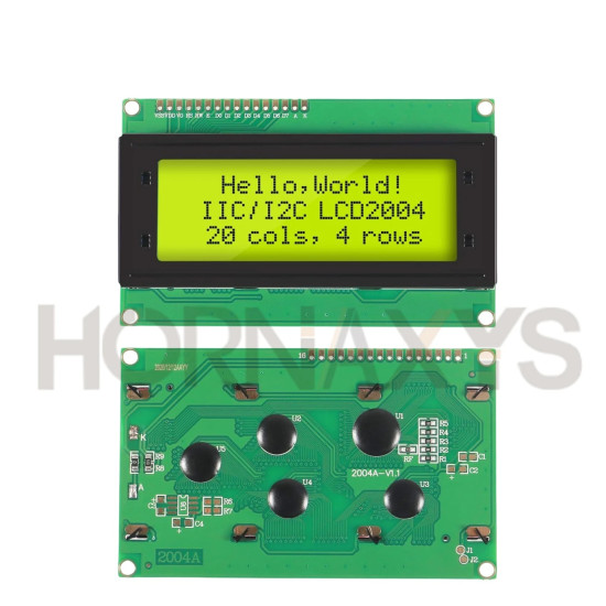 LCD2004 20x4 2004A Blue Green Screen Character LCD for Arduino