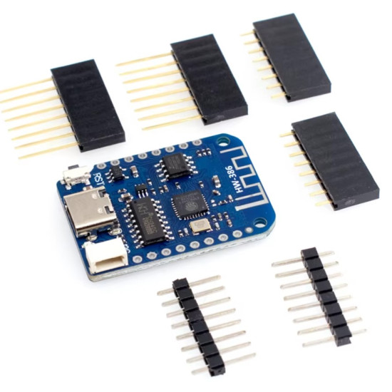 WEMOS D1 Mini V4.0.0 TYPE-C USB WIFI Internet of Things Board based ESP8266 4MB LOLIN 12C MicroPython Nodemcu Arduino Compatible