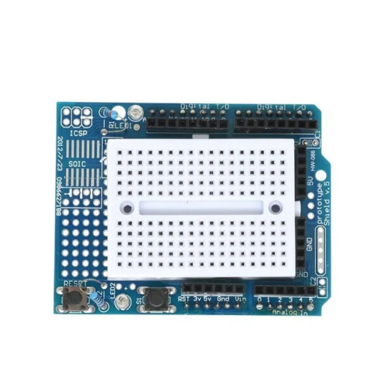 UNO Proto Shield Prototype Expansion Board With SYB-170 Mini Breadboard Based For Arduino UNO