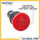 BOTRIC Emergency Push Button with Reset/Lock E-Stop Diameter 22mm NO NC EB27