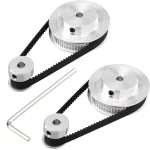 2-Sets-GT2-Synchronous-Wheel-20-qq60-Teeth-5mm-Bore-Aluminum-Timing-Pulley-with-2pcs-Length
