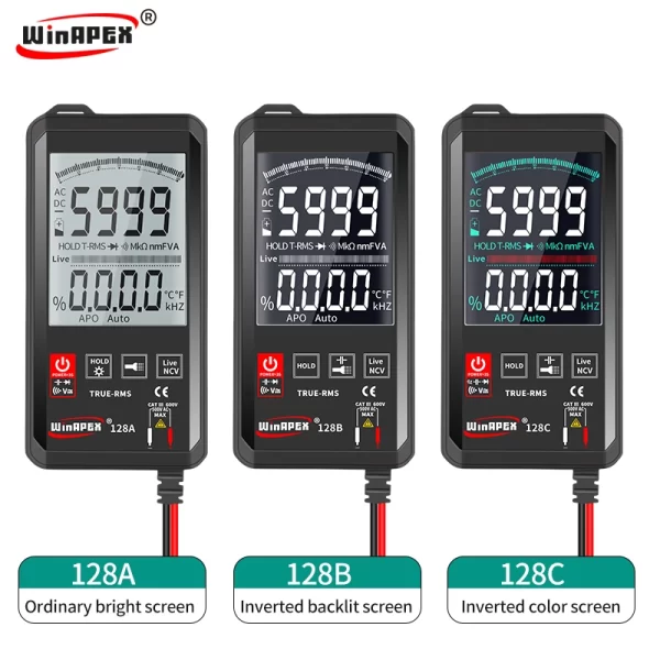 2021-New-Multimeter-Digital-HY128A-128B-128C-Pocket-Touch-Screen-Auto-Range-6000-